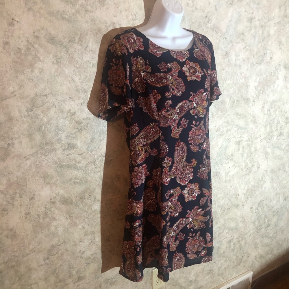 Signature Studio Tappered Blue Dress - Picture 6 of 12